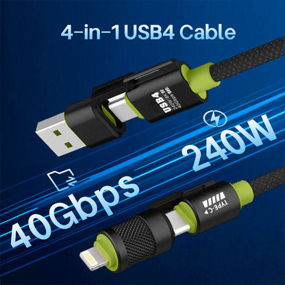 ZeusCable- 4-in1 USB4 Cable
