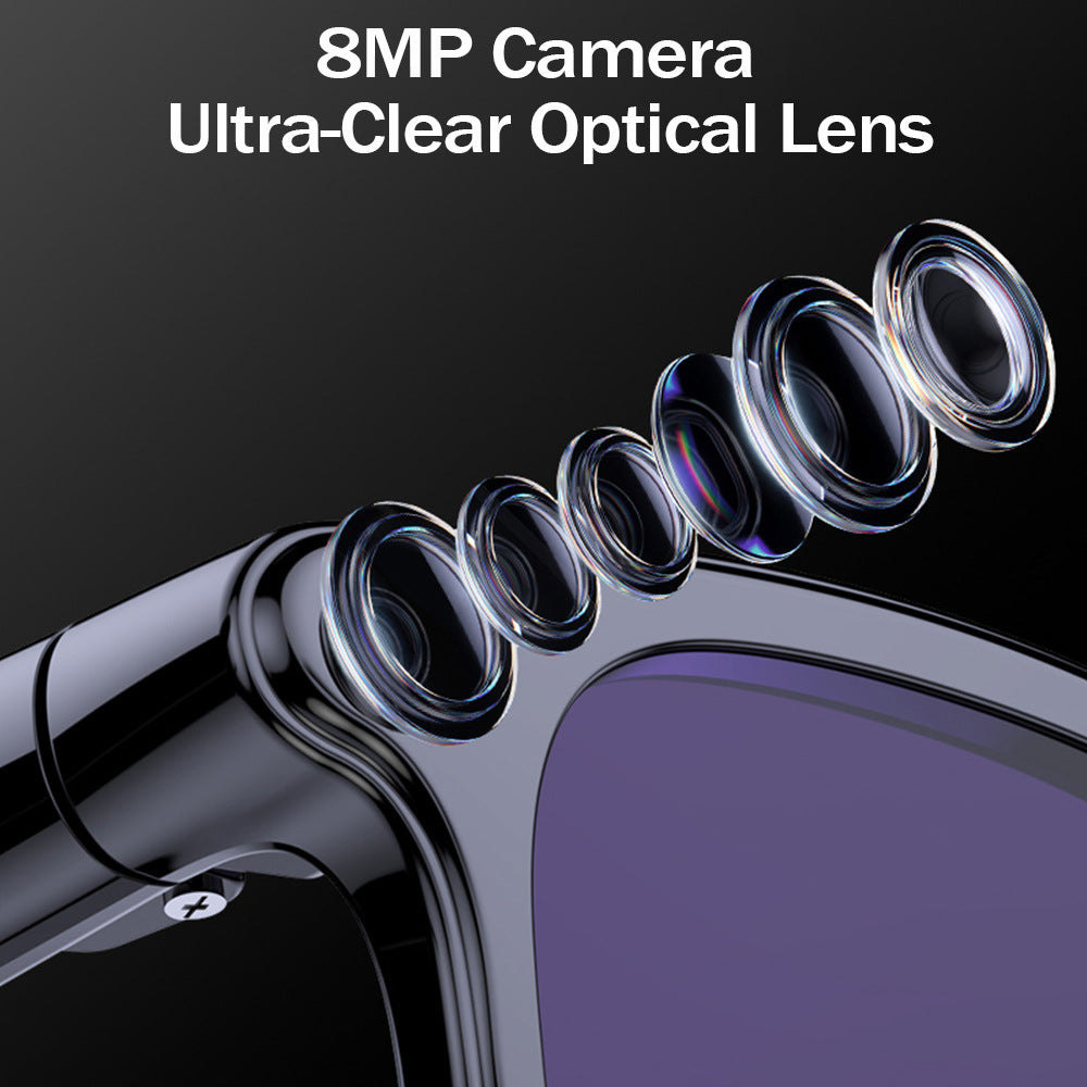 8MP AI Smart Glasses(3 Pairs of Lenses)
