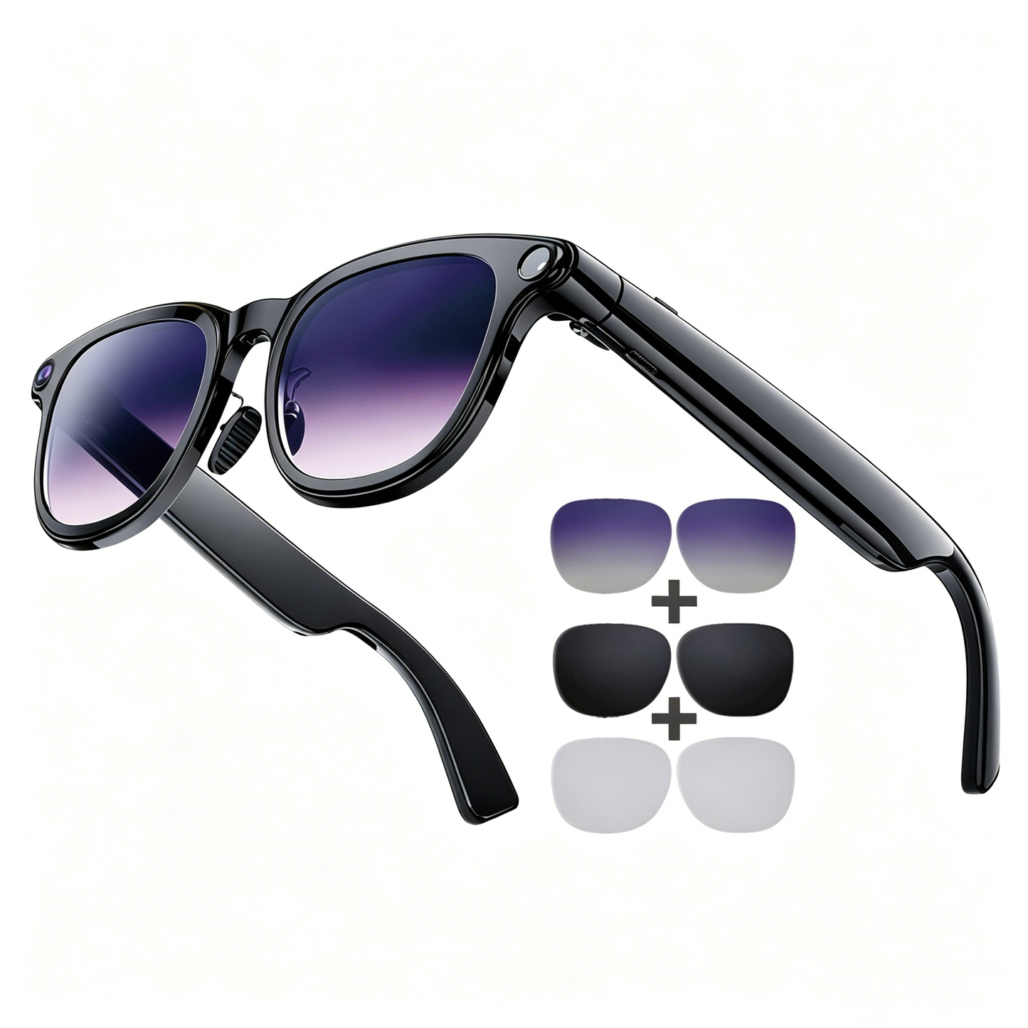 8MP AI Smart Glasses(3 Pairs of Lenses)