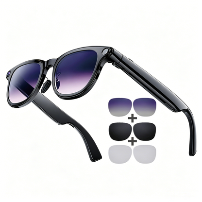 8MP AI Smart Glasses(3 Pairs of Lenses)